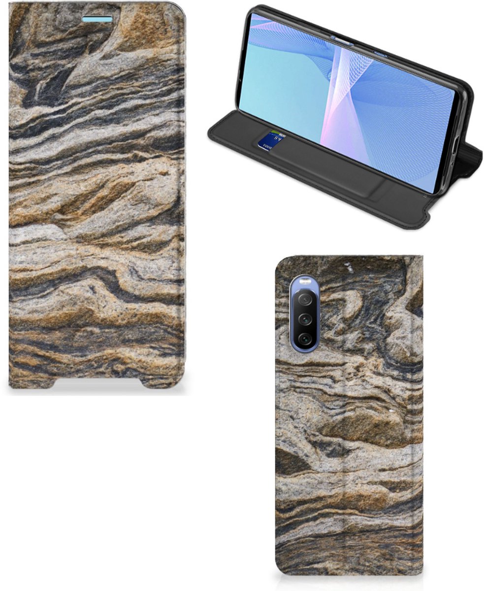 Sony Xperia 10 III Standcase Steen