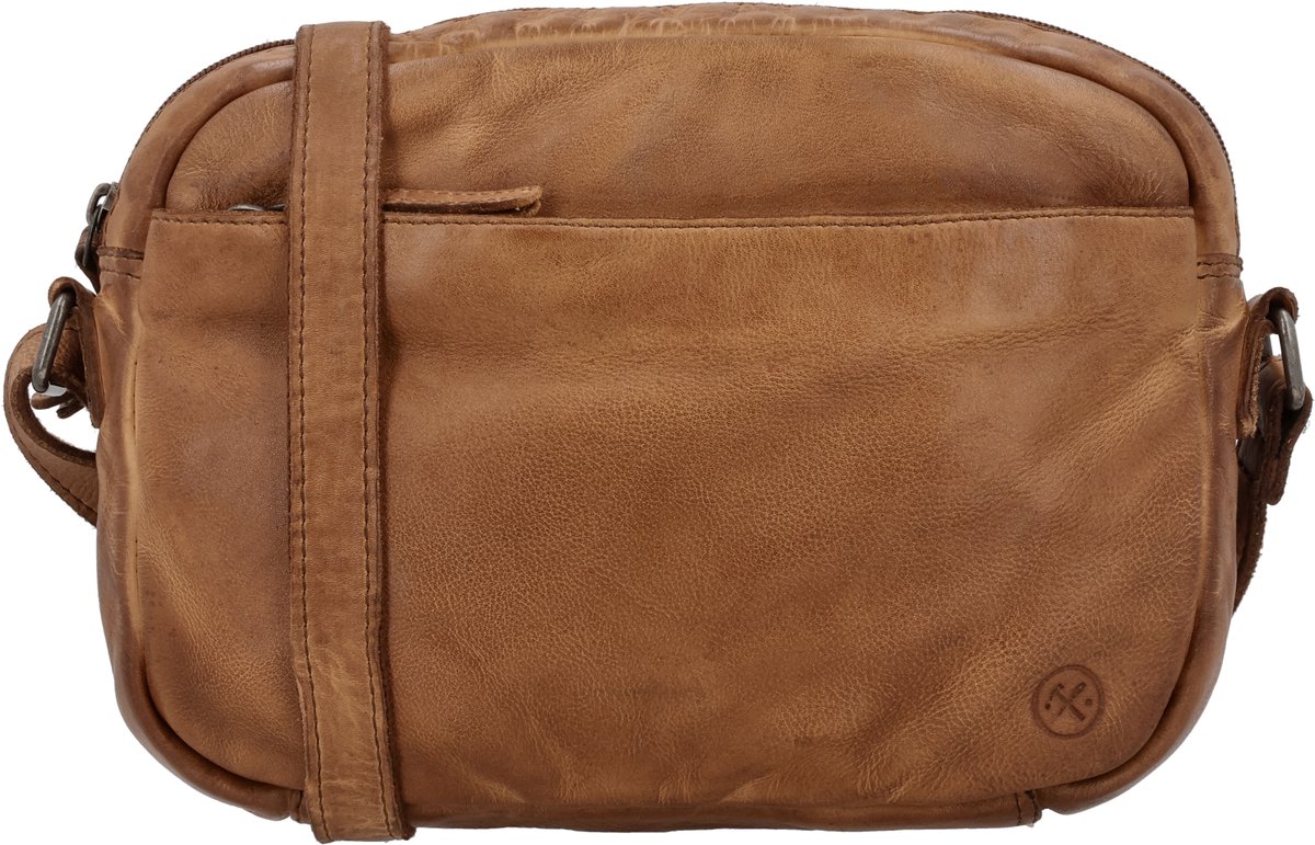 Hide & Stitches Essentials Schoudertas - Cognac