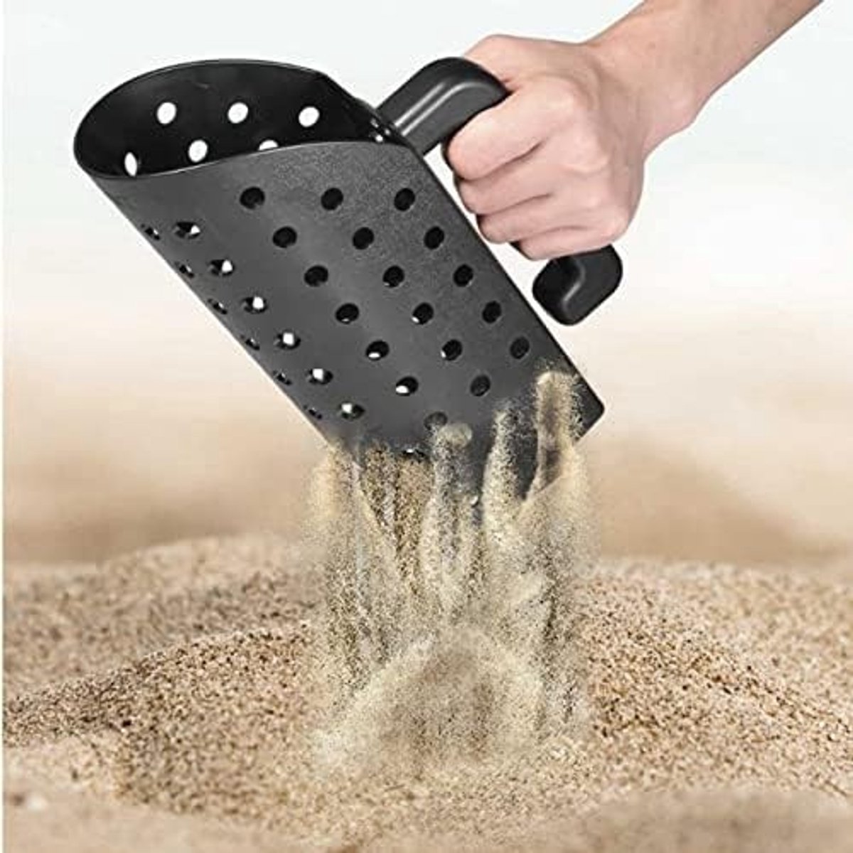 Allecto - Metaaldetector - Strand schep - ABS constructie - Medium formaat - Zoeken naar schatten - Tuinieren - Zandkleurig - Metaaldetector set - ...