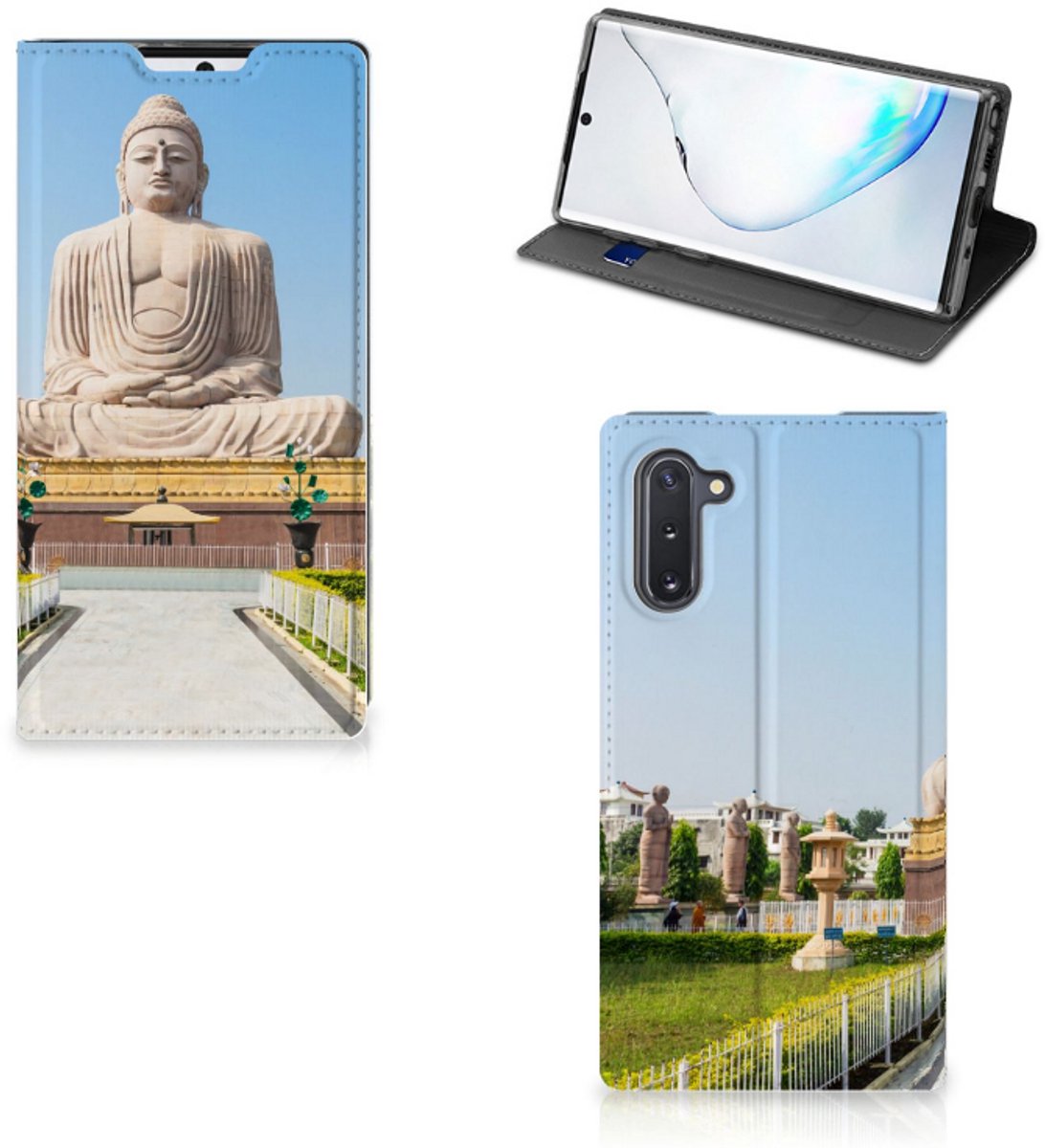 Standcase Hoesje voor Samsung Galaxy Note 10 Book Cover Boeddha
