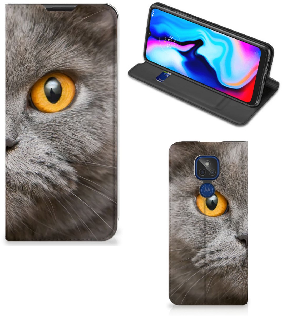 Hoesje maken Motorola Moto G9 Play Britse Korthaar