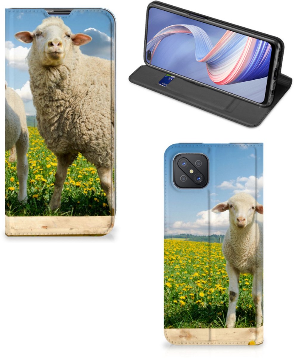 OPPO Reno4 Z 5G Hoesje maken Schaap en Lammetje