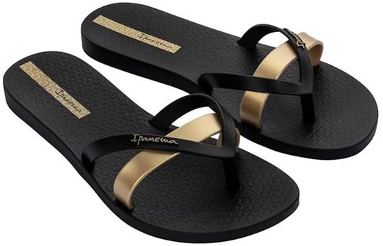 Ipanema Kirei Dames Slippers - Black/Gold