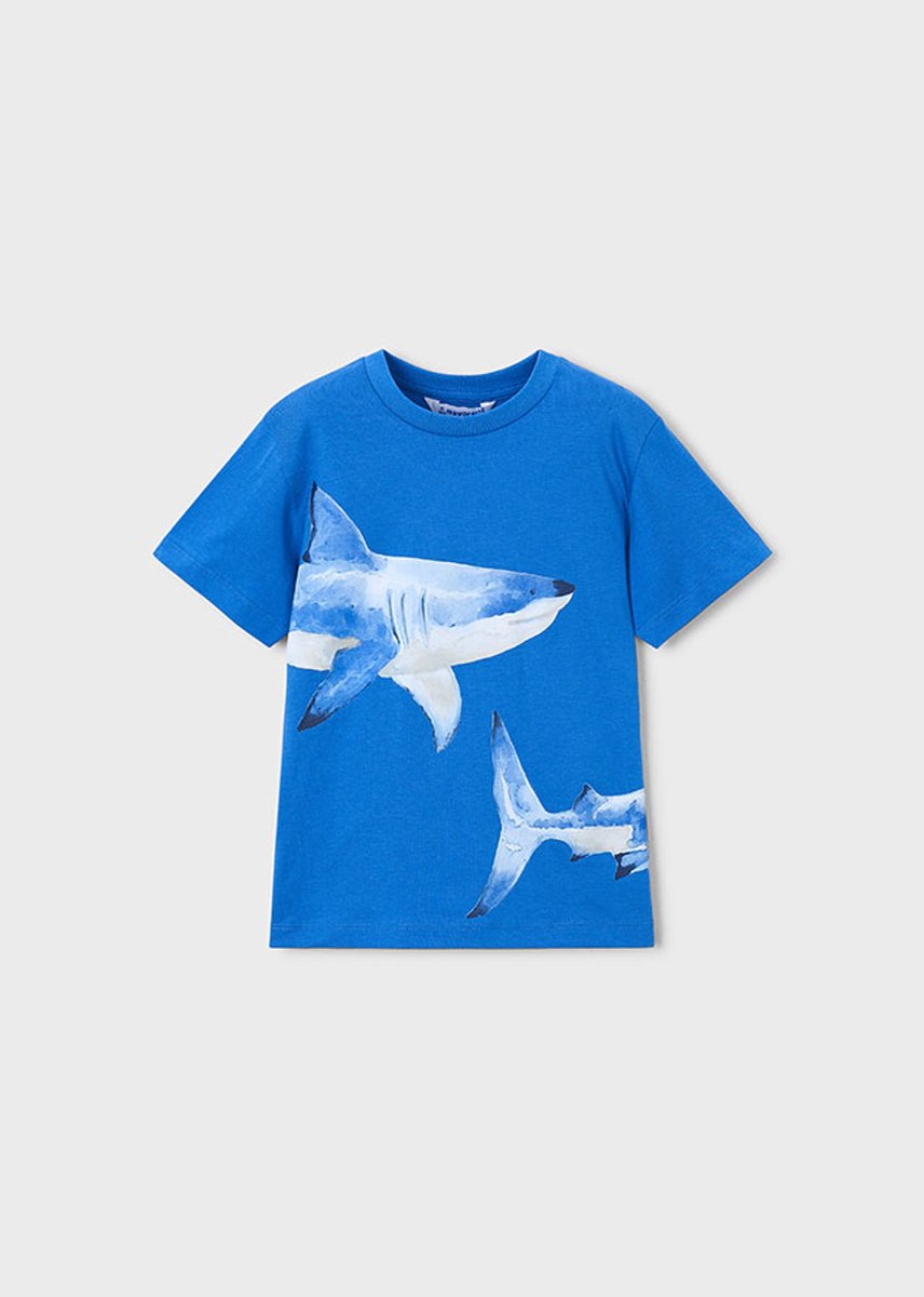 MAYORAL - Jongens hemd - Maat 116 - Jongens - blauw -