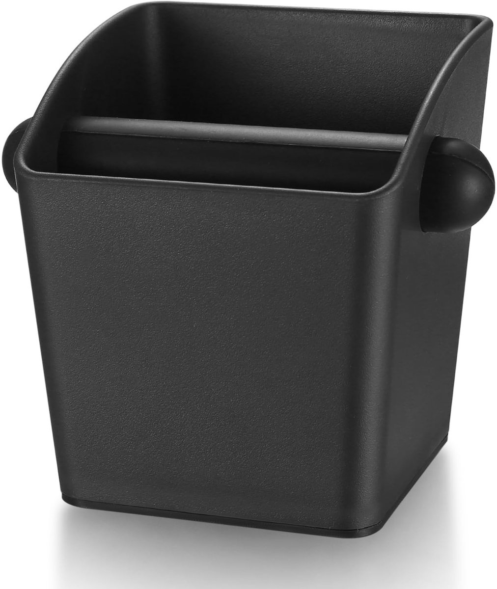 Dailygoods- Afklopbak Hoogwaardig ABS - Koffie/Espressobak - Antislip - Duurzaam - Vaatwasmachinebestendig - Schuin Monddesign - Knockbox