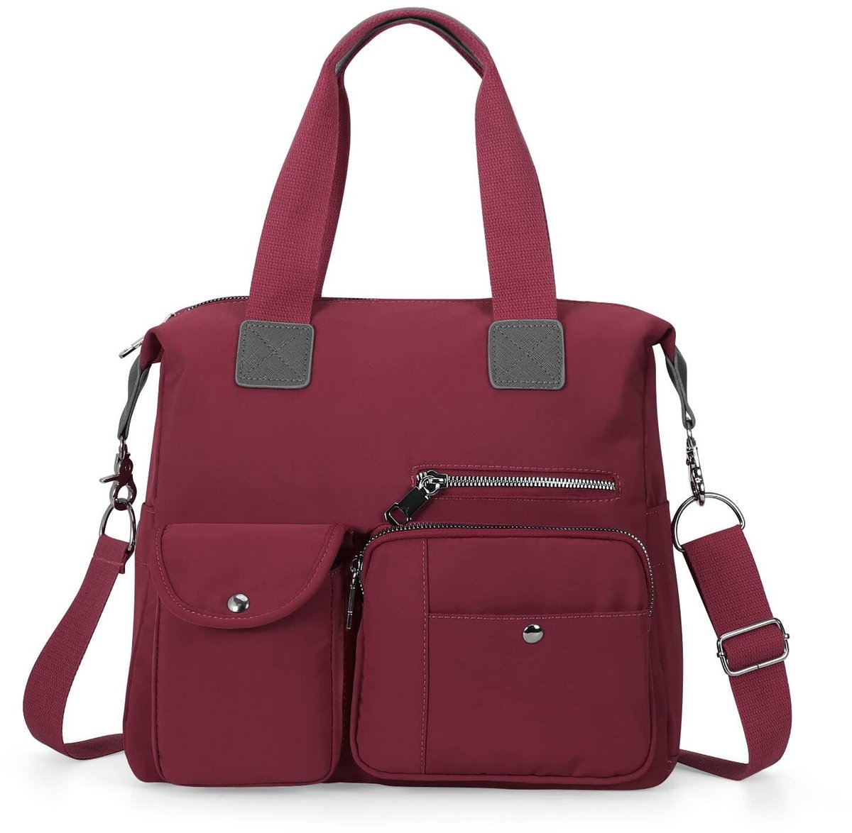 Dailygoods- Schoudertas Waterdicht - Nylon Handtas - Verstelbare Schouderriem - Crossbody/Tas - Meerdere Vakken - Lichtgewicht/Duurzaam