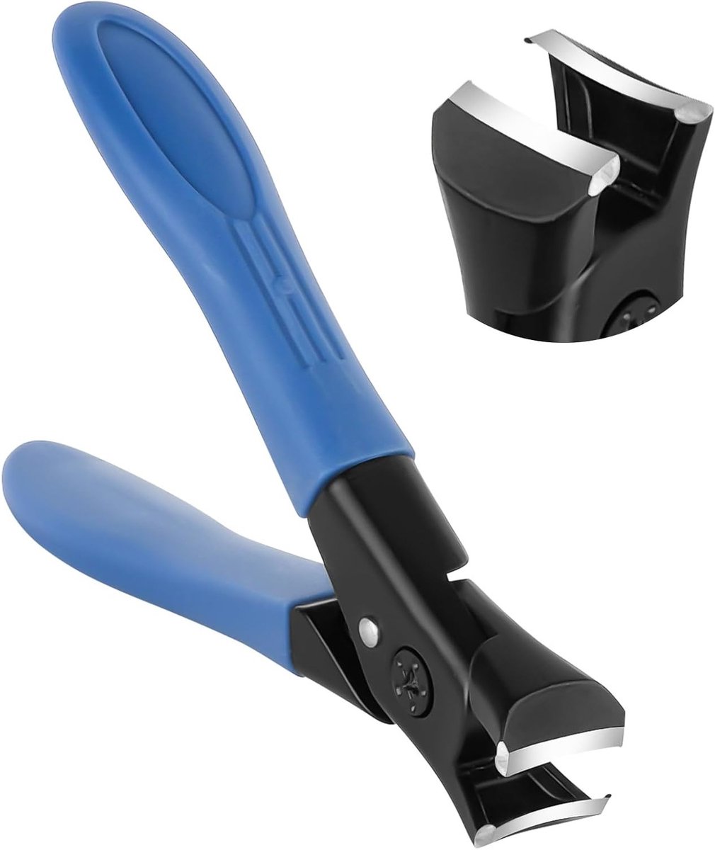 Nagelknipper voor Dikke Nagels met Opvangbak - Professionele en Scherpe Nagelschaar