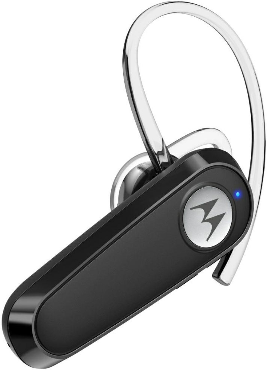 Motorola - HK126 Bluetooth-headset, draadloze mono Bluetooth-oortelefoon met 8 uur spreektijd, compatibel met spraakassistent, verbinding met 2 apparaten