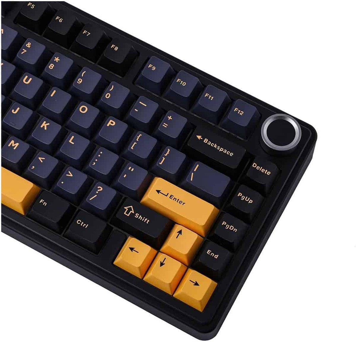 EPOMAKER x AULA F75 Zwart LEOBOG Icevein Switch RGB Draadloos Hotswap Mechanisch Gaming Toetsenbord thumbnail 5