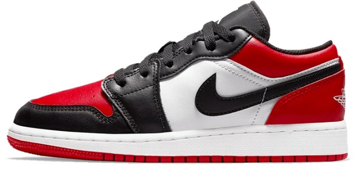 Air Jordan 1 Low Bred Toe Multikleur