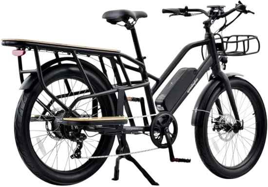 REVOM MULTI C1 - Elektrische Longtail - Zwart — afbeelding 5