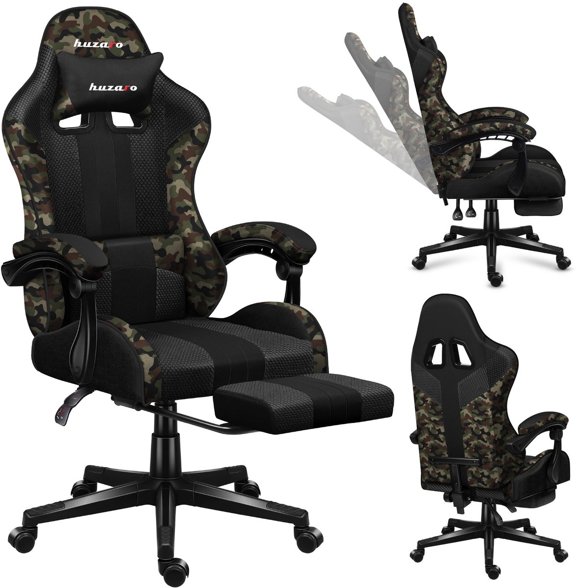 Huzaro - Force 4.7 Camo Mesh - Gaming stoel