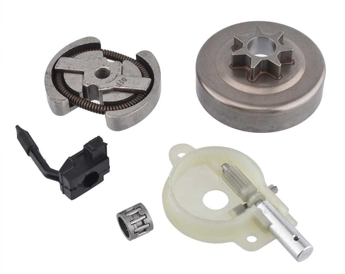 JHUBERS- Clutch Drum 325" 7T - Oliepomp - Naaldlager - Koppeling - Vervangend onderdeel - Compatibel met Husqvarna 36/41/136/137/141/142 - Kettingzaagonderdelen