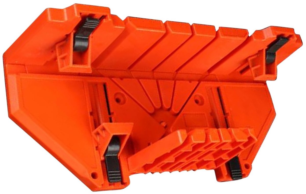 JHUBERS- Zaagset ABS - Verstelbare Miter Box - Houtbewerking - 12/14 Inch - Schokbestendig - Precisie Snijden - Zaagtafel