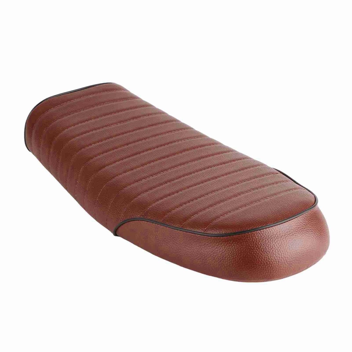 JHUBERS- Motorzadel Vintage Stijl - PU-leer - Waterdicht - Comfortabel Zitkussen - Eenvoudig te Reinigen - Inclusief Montagebeugels - Motorfiets Zitting