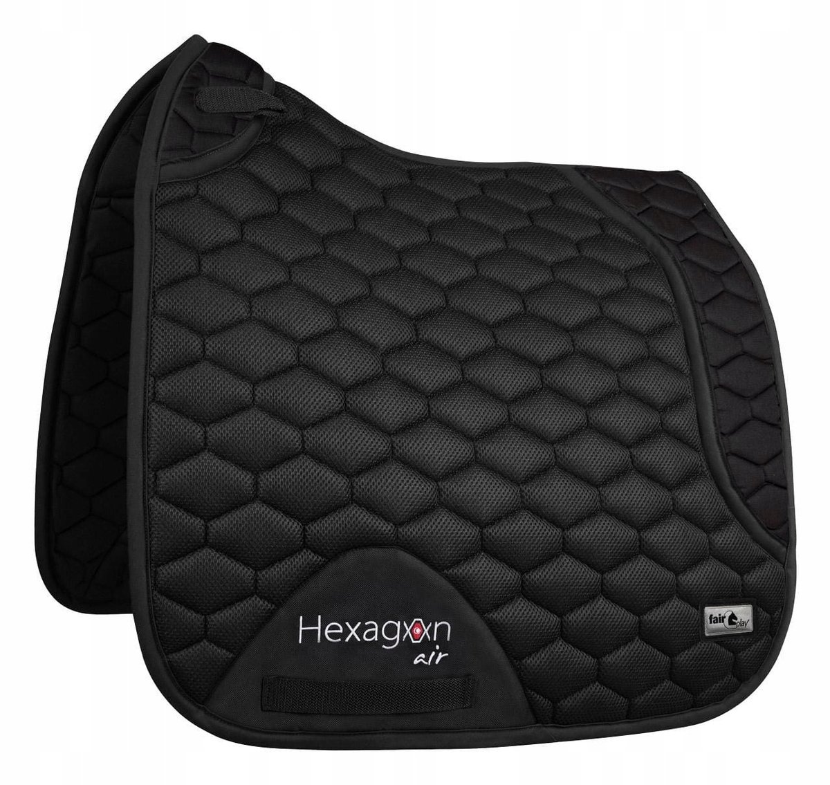 FAIR PLAY Hexagon Air Zadeldekje DR/Full Zwart