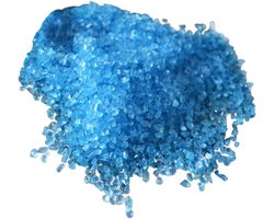 Aquarium Grind - Decoratieve Stenen - Aquarium Decoratie - Natuurlijke Kleur - 500g - Lichtblauw