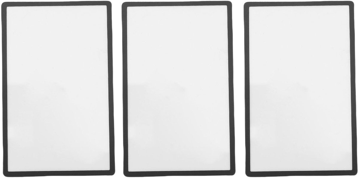 Dailygoods - Set van 3 Vervangende Bovenste Schermlenzen voor 2DS