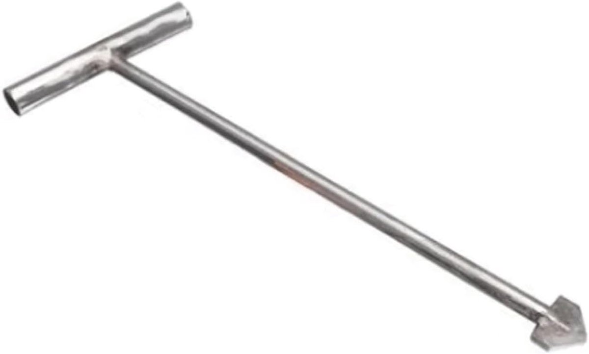 Putdeksel Haak - Rooster Lifter - Onderhoud Uitvoeren - Draagbaar Roestvrij Staal - 90 cm - Zilver
