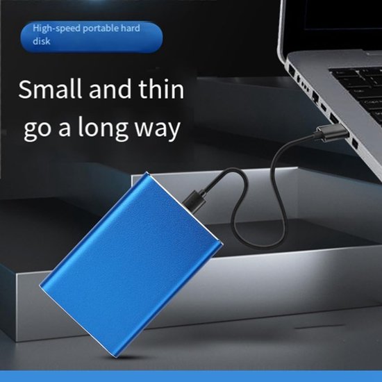 Externe Harde Schijf - Draagbare Opslag - Bestanden Opslaan - Hoge Snelheid USB 3.0 - 320 GB Capaciteit - Zilver — afbeelding 5