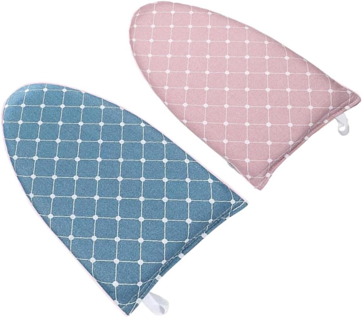 Strijkijzer Handschoenen - Stoomhandschoenen - Kreukels Verwijderen - Hittebestendig - 2 Stuks - Roze Blauw