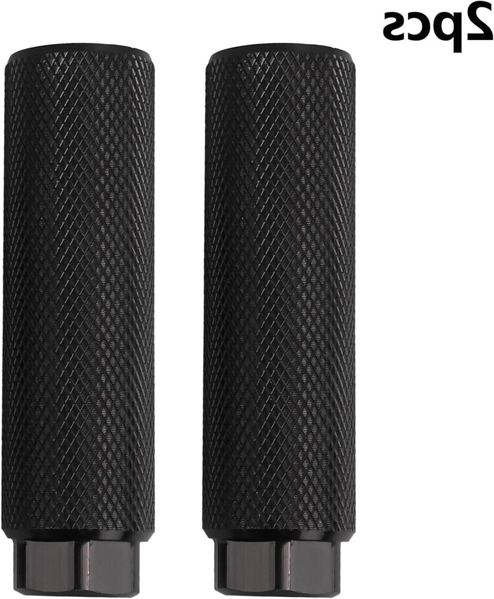 Fiets Pinnen - Voetsteunen - Extra Personen Vervoeren - Anti-slip Groeven - 100 x 28 mm - Zwart