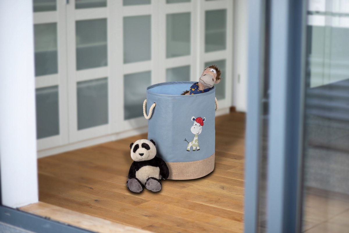 Wenko Speelgoedopbergtas met Giraf, 63L, Blauw