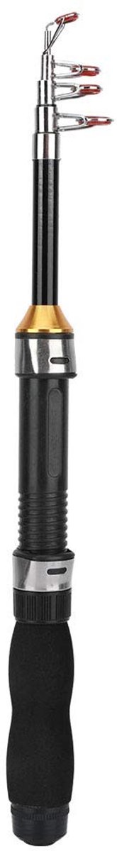 Dailygoods- Hengel Draagbaar 1,5m - Telescopische Hengel - Zeevisserij - Antislip Handvat - Voor Forelvissen/Bas - Lichtgewicht en Compact - Vishengel