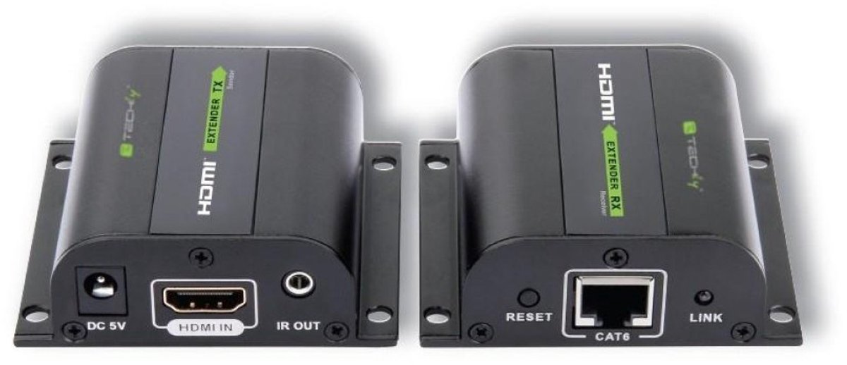 Techly Extender HDMI Full HD Cat.5E / 6 / 6A / 7 - Max 60m - Autoregulated