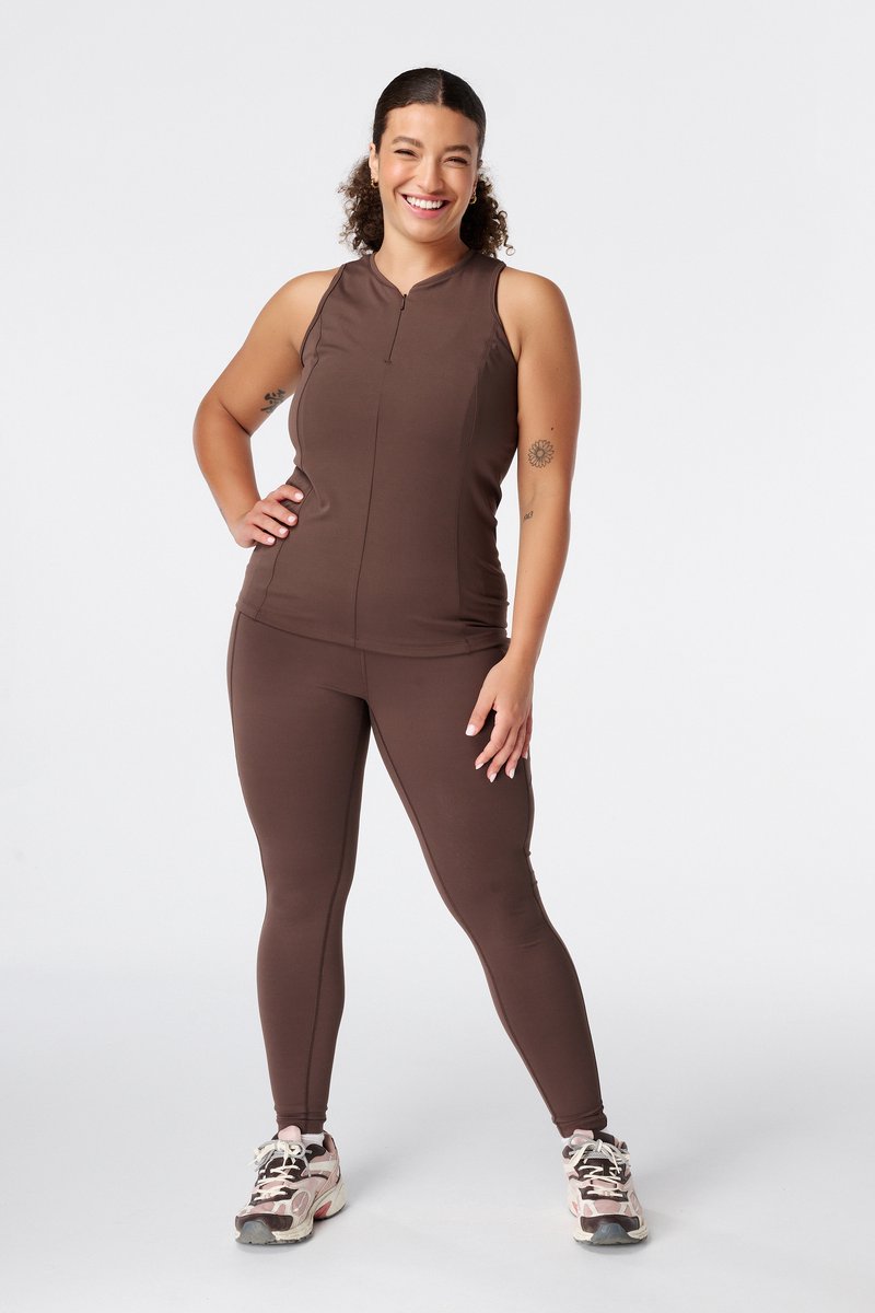 MS Mode Sportswear Sportlegging met zijzakken