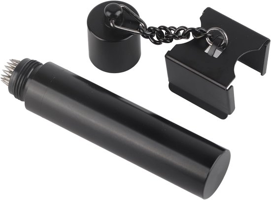 Biljartkrijthouder - Poolkeu Accessoire - Spel Verbeteren - 3-in-1 Multifunctioneel - 10 cm - Zwart — afbeelding 5
