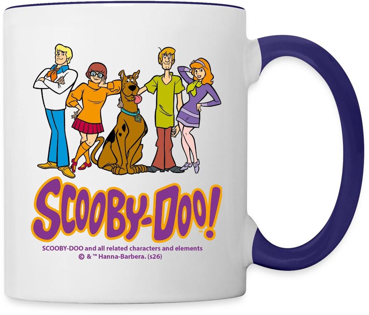 Scooby-Doo Met Shaggy En Bende Mok Tweekleurig