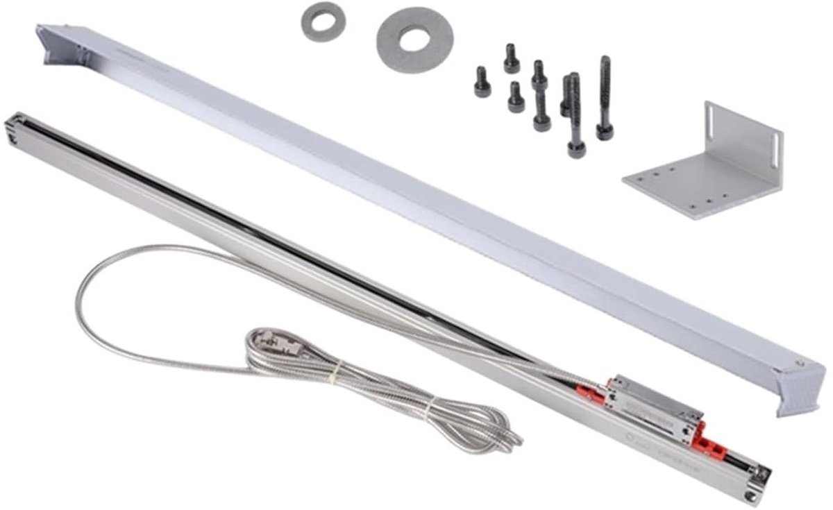 Optische Liniaal DRO - Glazen Schaal Encoder - Nauwkeurig Meten - Hoge Precisie Meting - 320 MM - Zilver