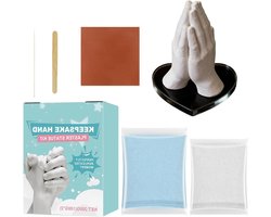 Hand Gips Afdruk - Gieten Set - Herinneringen Maken - Gedetailleerde Mallen - 226.8 g - Wit