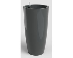 Plantenbak Artevasi - Santorini - Ø 40 x H 78 cm - Antraciet - Zelfwaterend