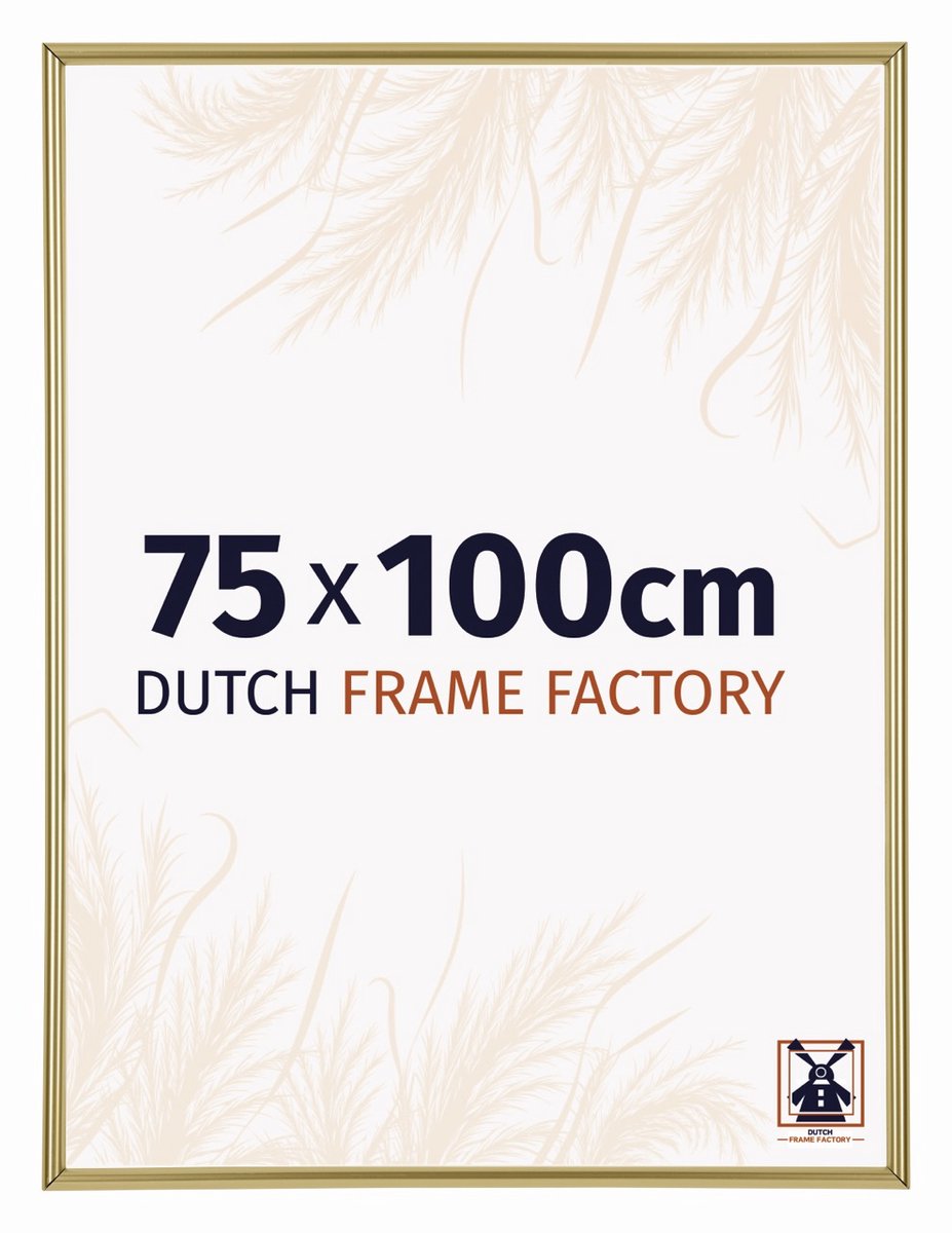Dutch Frame Factory Fotolijst 75x100 cm - Kunststof - Goud - Angers