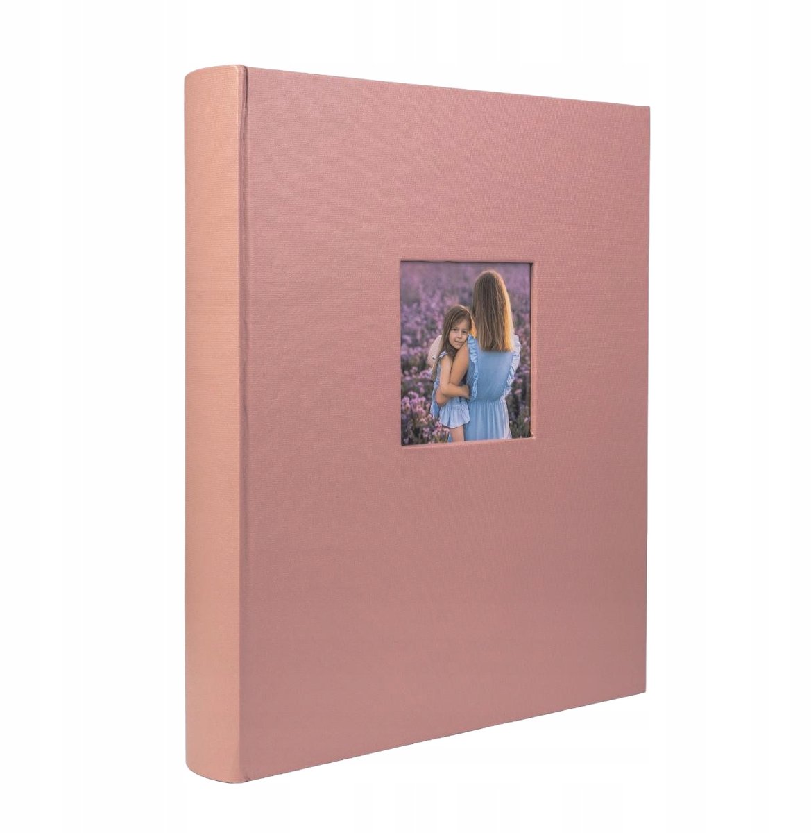 Traditioneel Fotoalbum Belize met 100 Zwarte Pagina's & Raampje