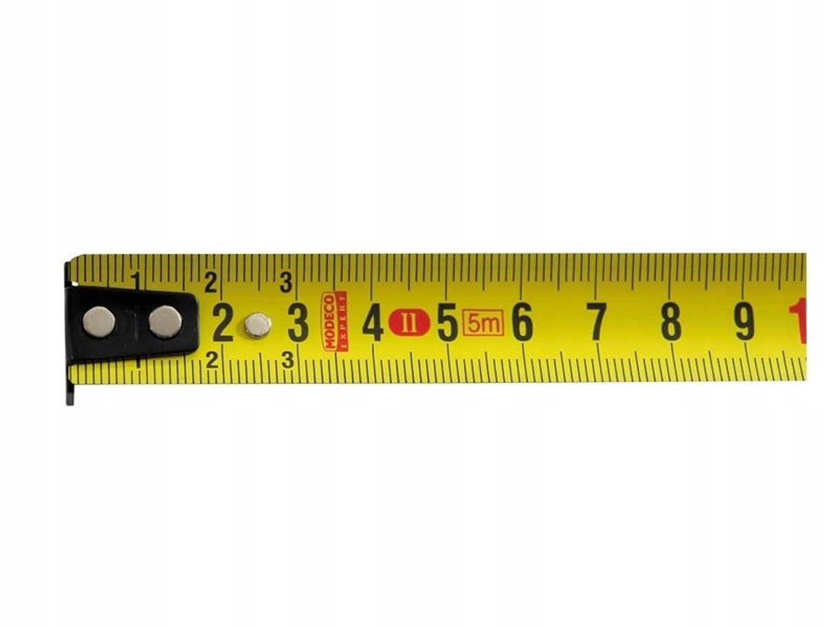 Modeco Rolbandmaat 8m x 25mm - Robuust & Nauwkeurig