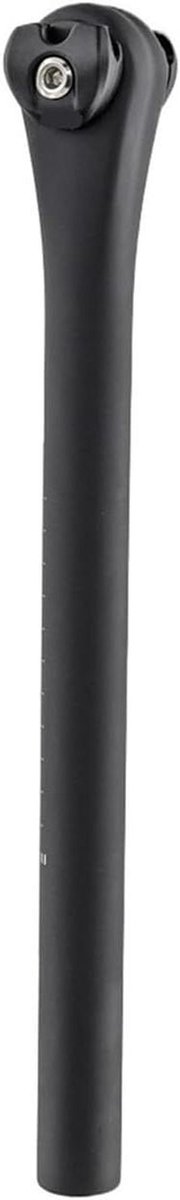 Fiets Zadelpen - Zadel Accessoire - Racefiets Ondersteuning - Lichtgewicht Carbon - 27.2x350mm - Mat Zwart