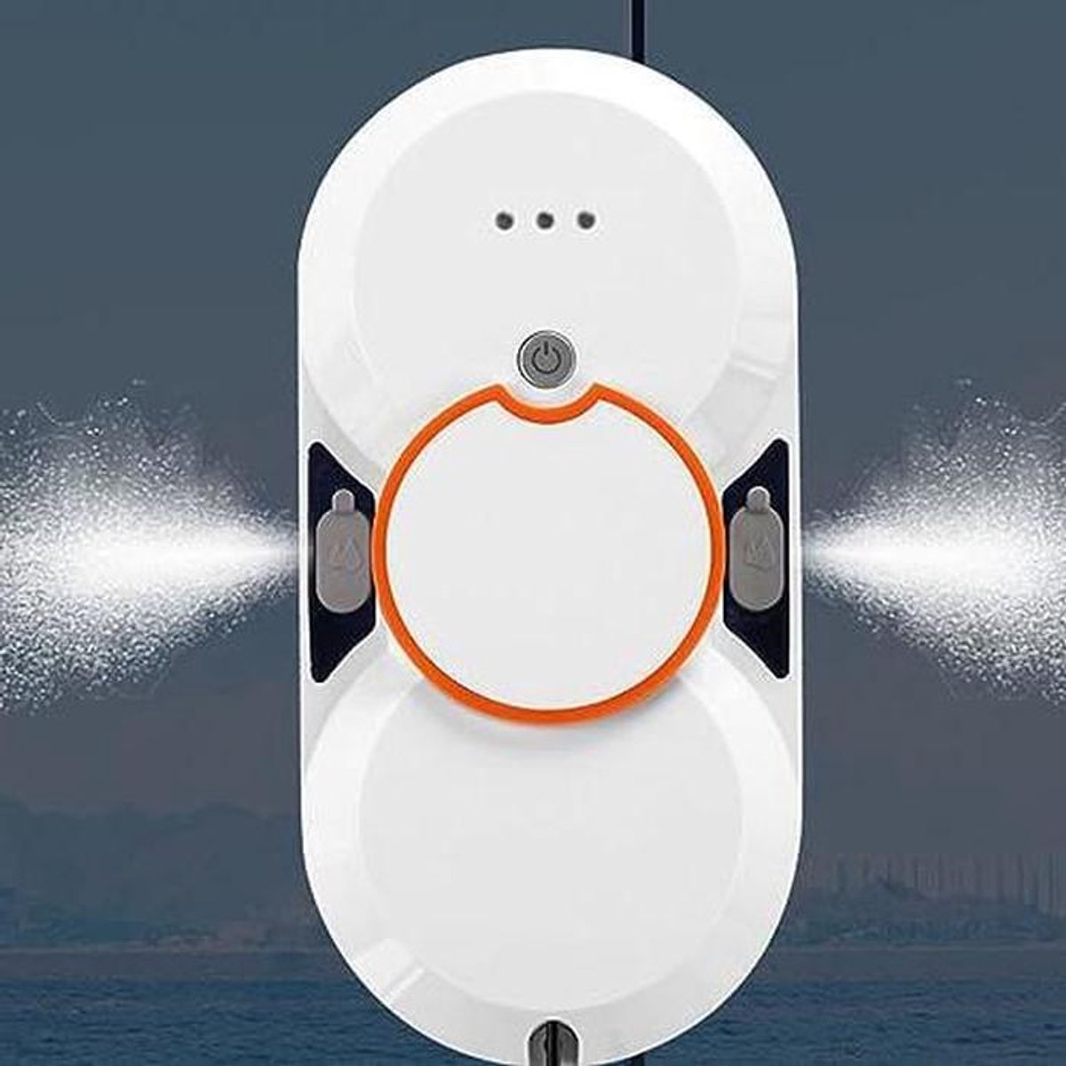 Robot Ramenwasser - Automatische Glasreiniger - Ramen Schoonmaken - Sterke Zuigkracht 5600 Pa - Met Watersproei - Wit