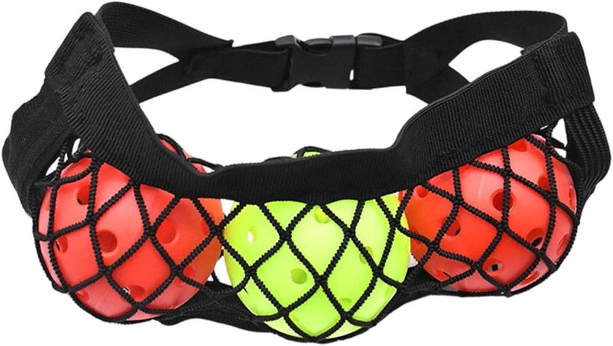 Pickleball Ballenzak - Sporttas Ballen - Sportevenementen Training - Snelklik Sluiting - 3-4 Ballen - Standaard