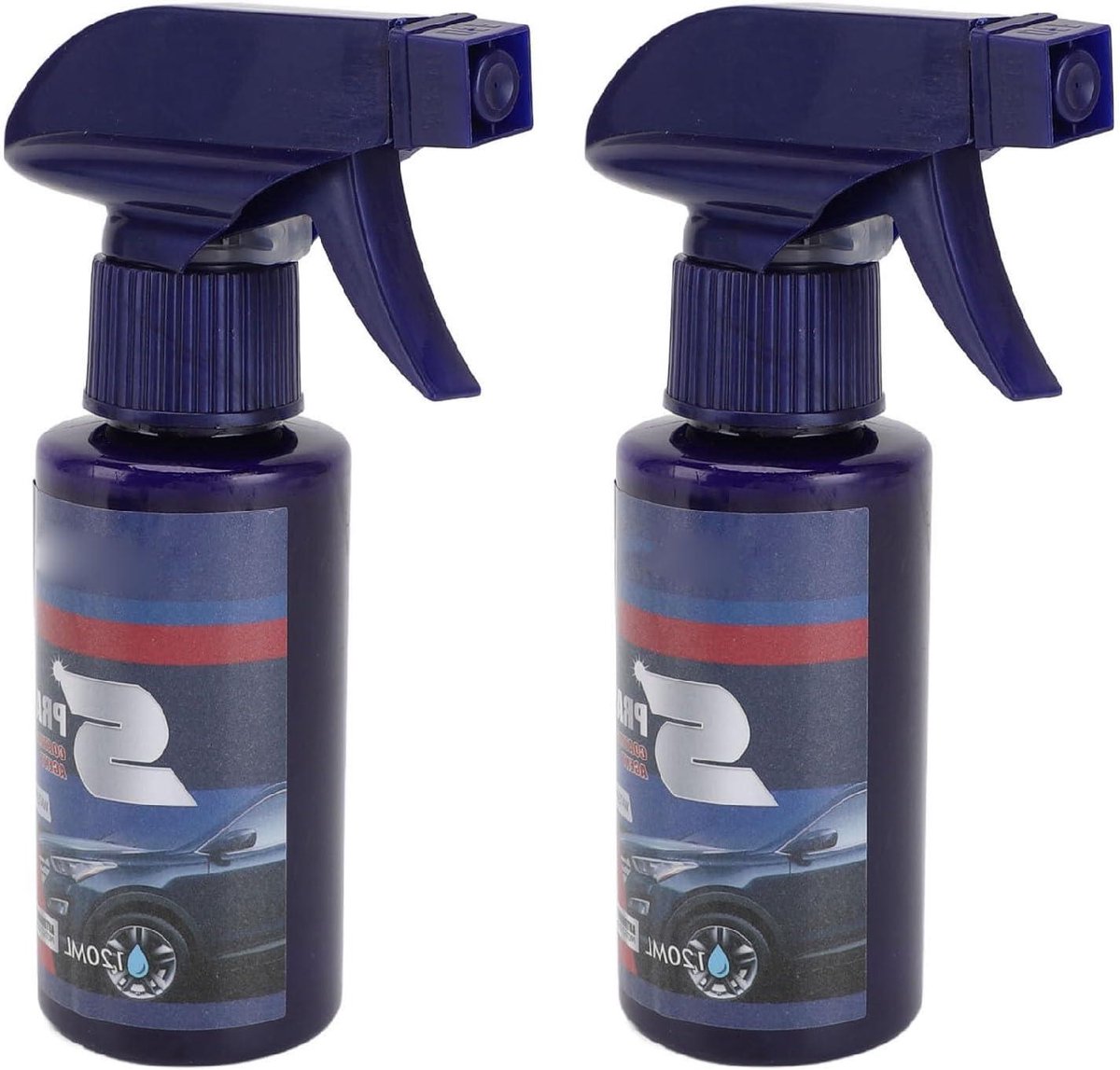 Autocoatingspray - Voertuiglak Bescherming - Auto Reinigen - Waterloze Applicatie - 2x 120 Ml - Transparant