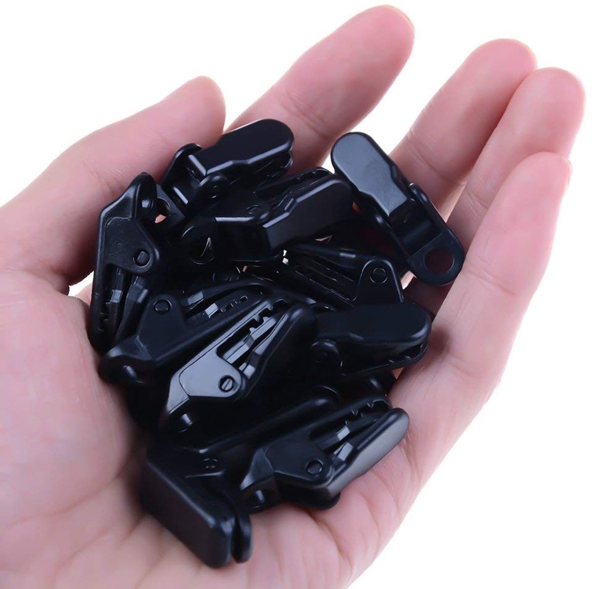 LIVIA HOME- Dekzeilclips Set 30 Stuks - Zeilklemmen - Tent Clips - Klemmen - Krokodillenklem - Duurzaam Materiaal - Winddicht - Tentklemmen