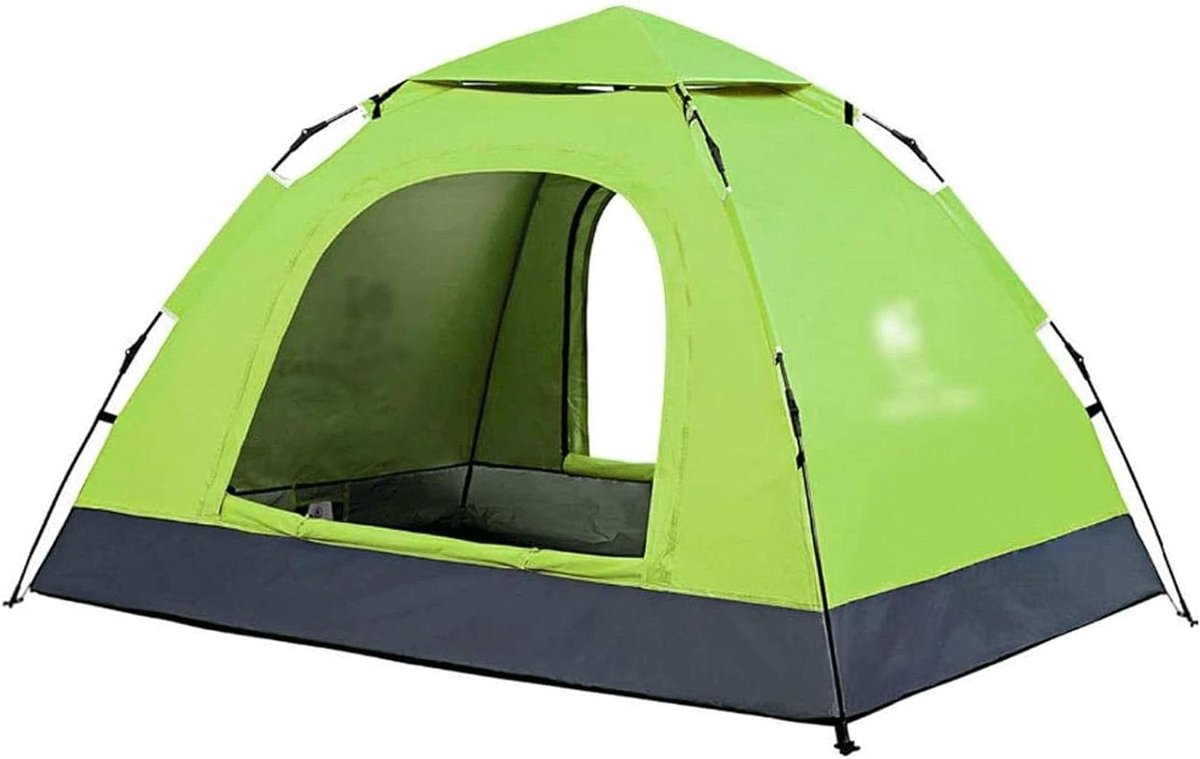 Kampeertent - Automatische tent - Outdoor avontuur - Volledig automatisch - 2-3 personen - Groen
