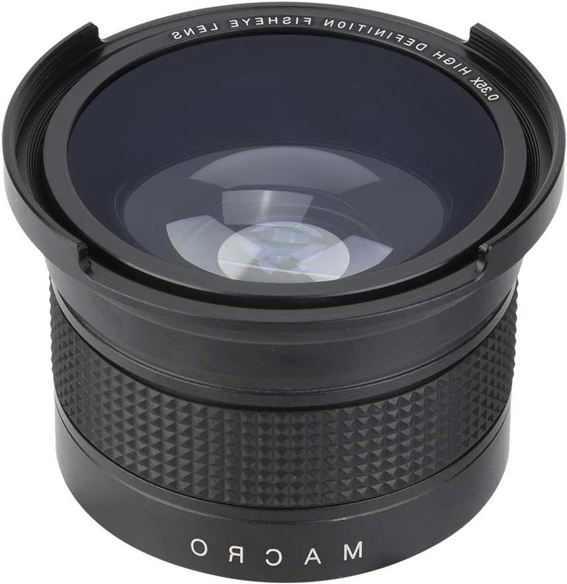 Groothoeklens Fisheye - Camera lens - Fotografie uitbreiden - 035x vergroting - 52 mm aansluiting - Zwart