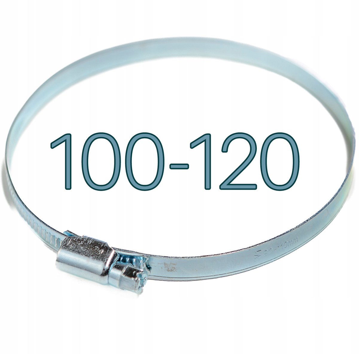 Slangklem SPIRO Ø100-Ø120mm - Verzinkt Steel