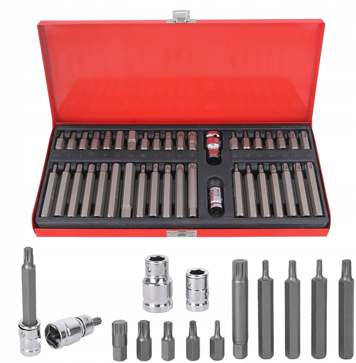 40-delige bitset: Torx, Inbus & Spline - Duurzaam & Precisie