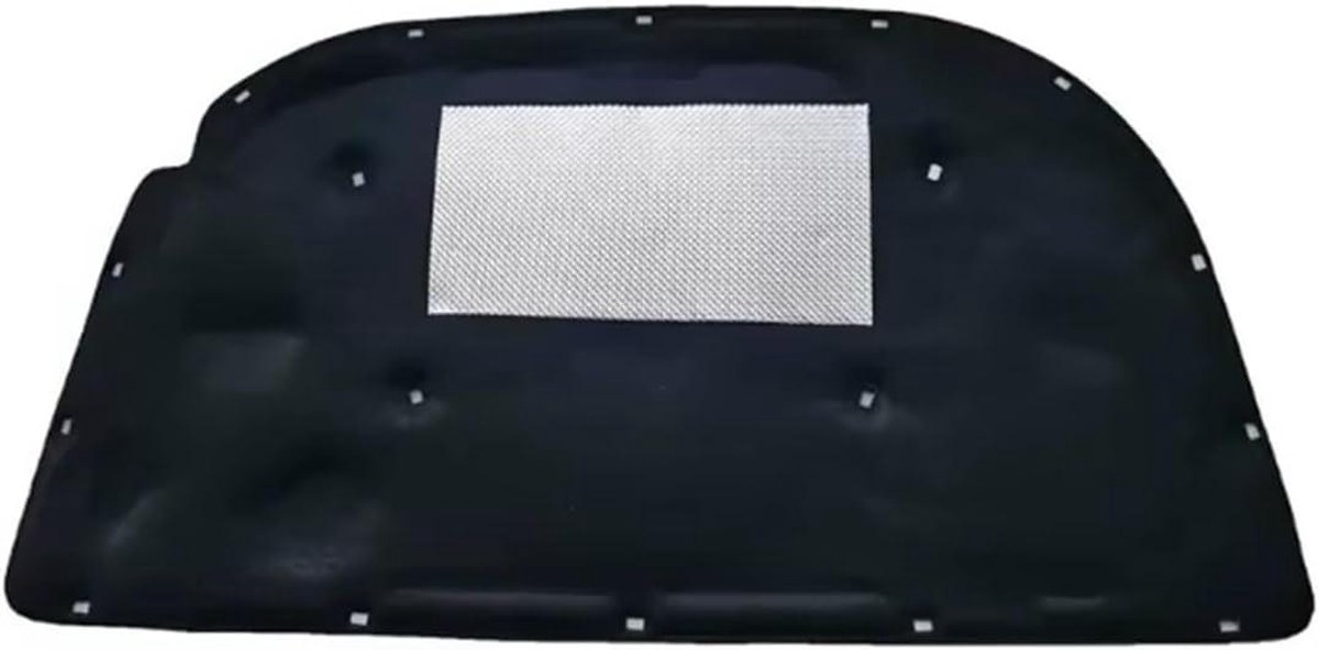 Isolatie katoen - Motorkap mat - Motorruimte isoleren - Geluids- en warmteabsorberend - 100x100mm - Zwart
