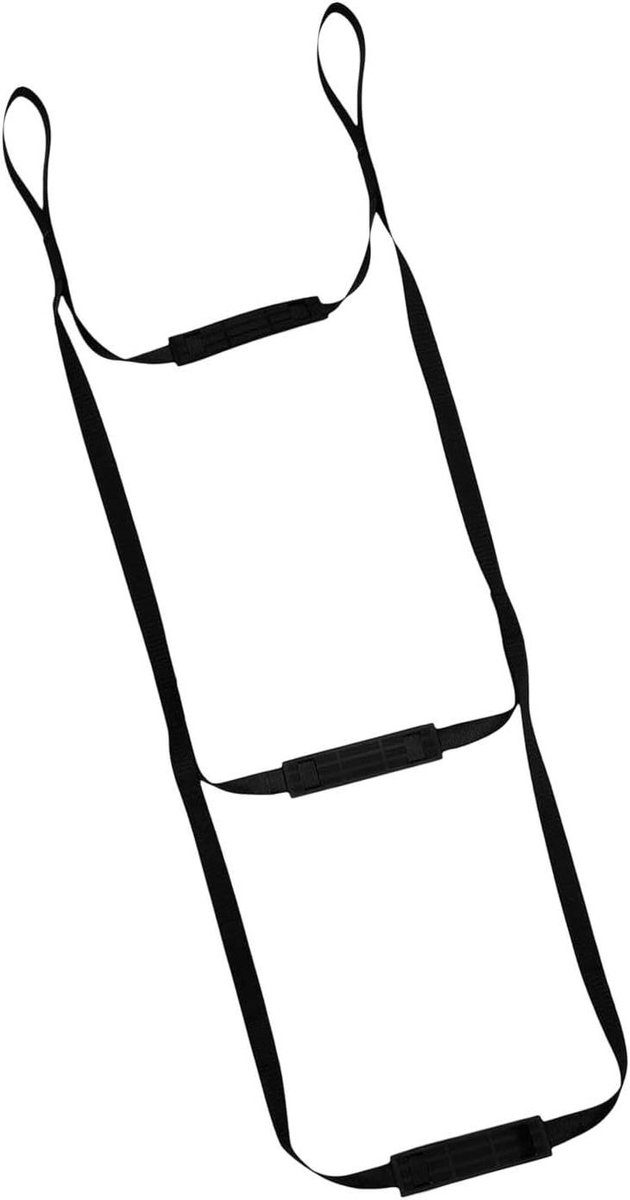 Touwladder - Klimladder Boot - Veilig Klimmen - Dubbellaagse Singels - 3 of 4 Treden - Zwart