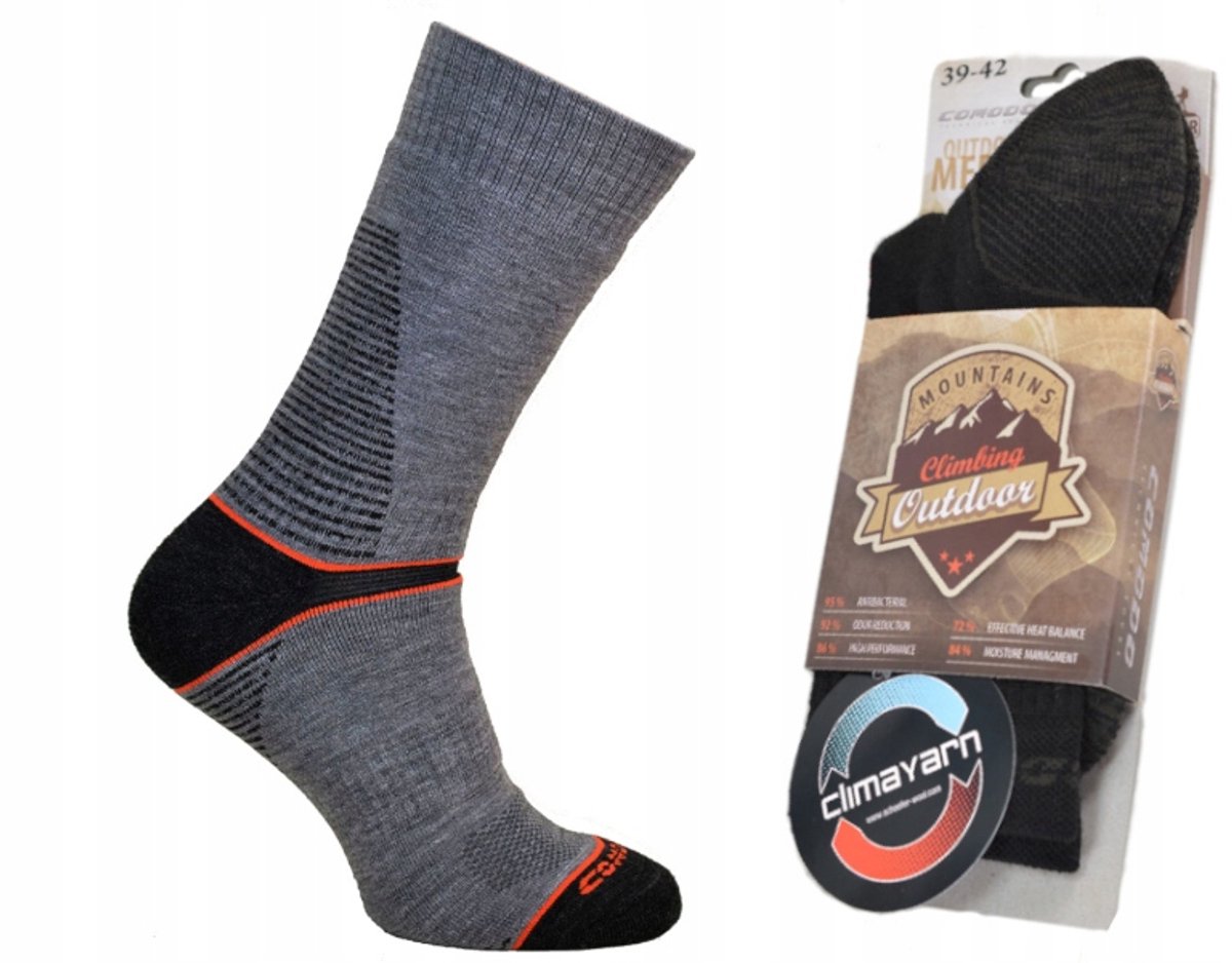 Comodo TR8 Trekking Sokken 50% Merino Wol Warm & Ademend Grafiet